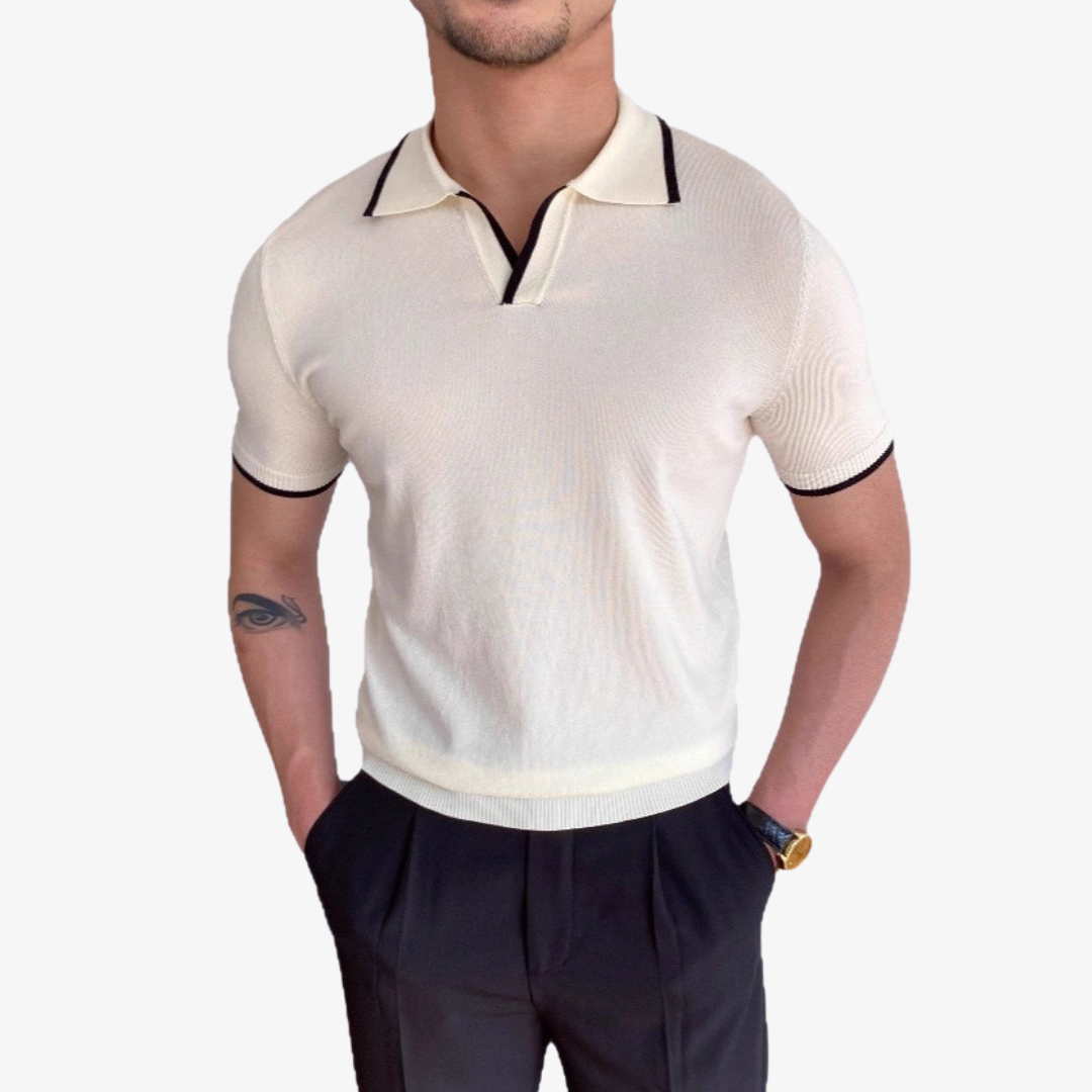 Men's Contrast  Polo Shirt