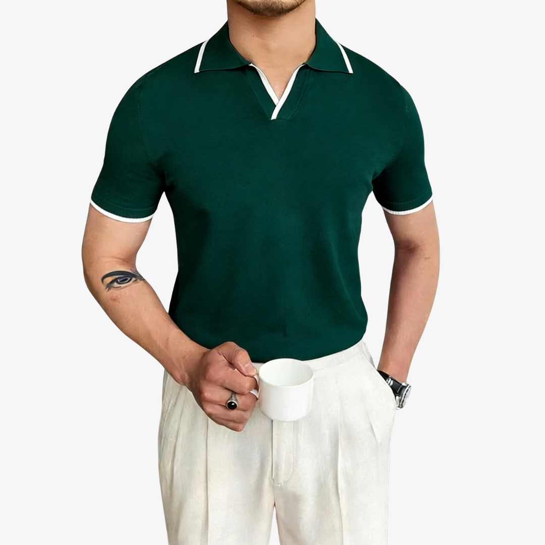 Men's Contrast  Polo Shirt