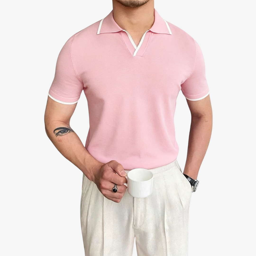 Men's Contrast  Polo Shirt