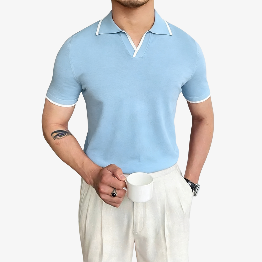 Men's Contrast  Polo Shirt