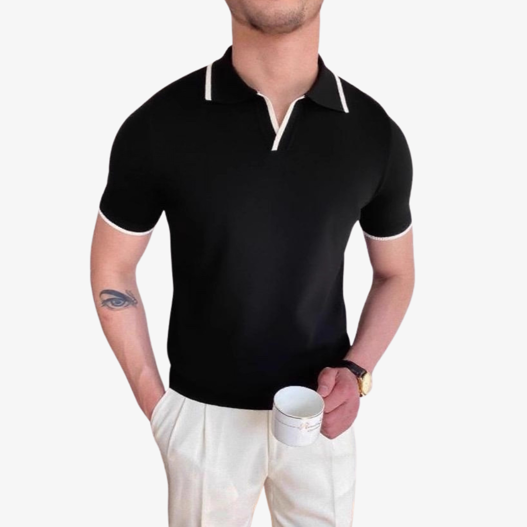 Men's Contrast  Polo Shirt