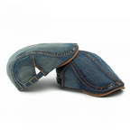 Men's Contrast Stitch Flat Cap