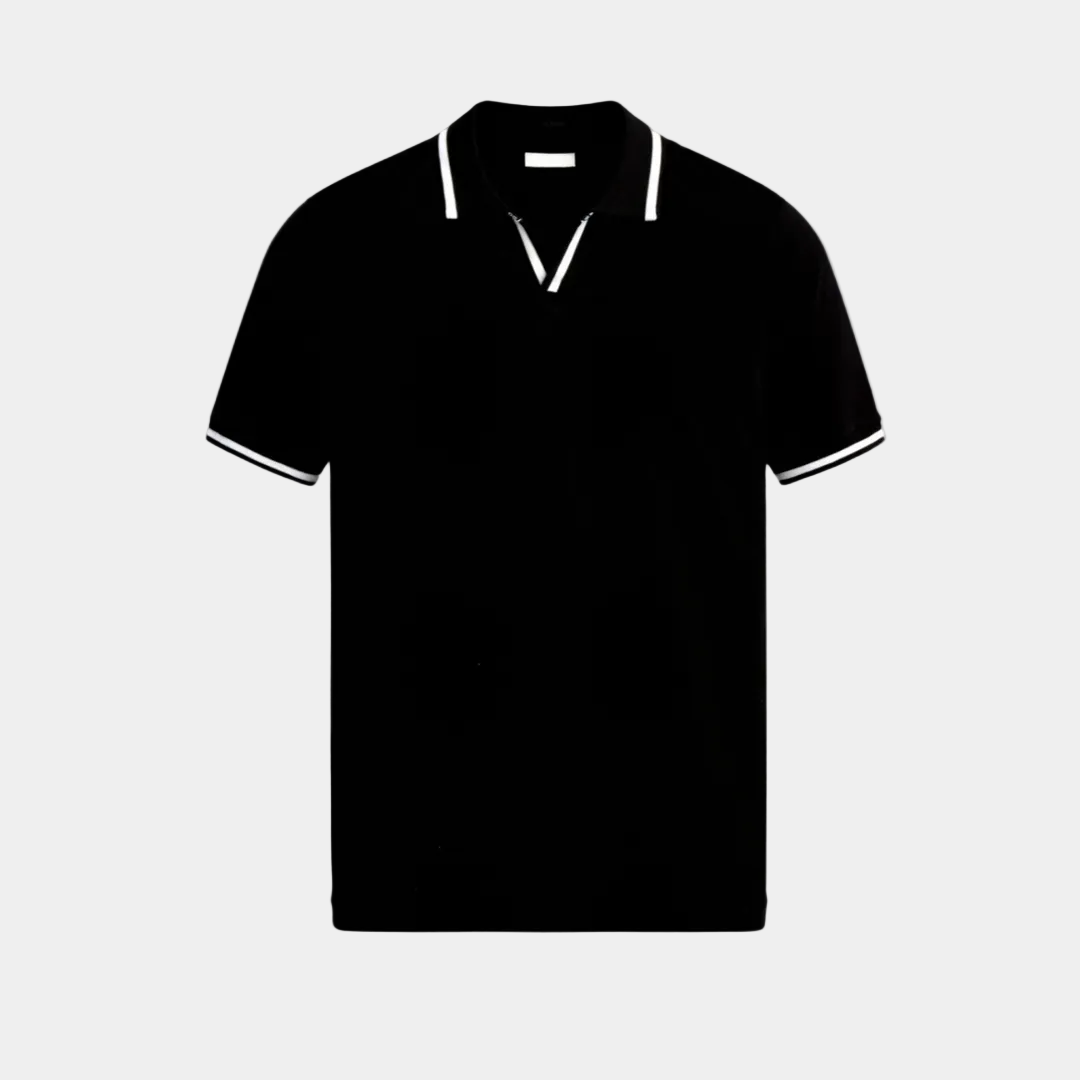 Men's Contrast Trim Polo Shirt