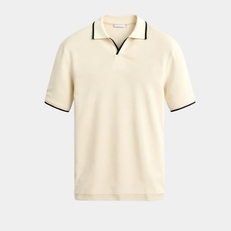 Men's Contrast Trim Polo Shirt
