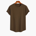 Men's Crew Neck T-Shirt and Pleated Shorts Set