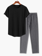 Men's Crew Neck Tee and Pants Set