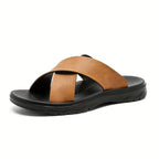 Men's Crisscross Slide Sandals
