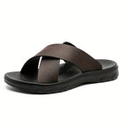 Men's Crisscross Slide Sandals