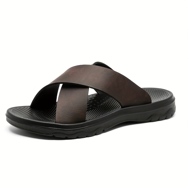 Men's Crisscross Slide Sandals