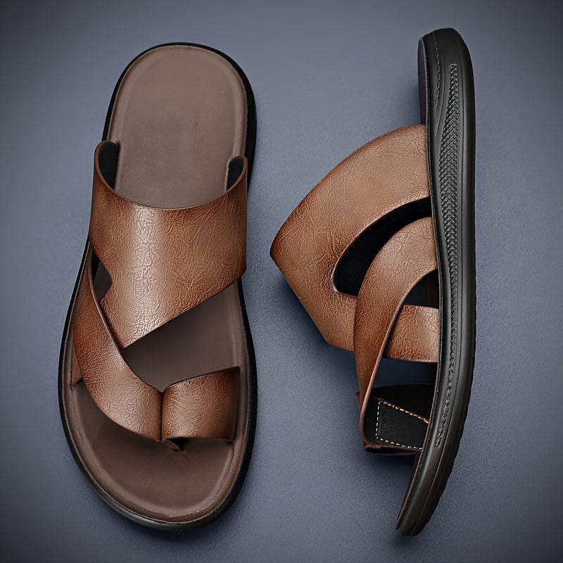 Men's Cross Strap Sandals