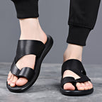 Men's Cross Strap Toe Loop Sandals