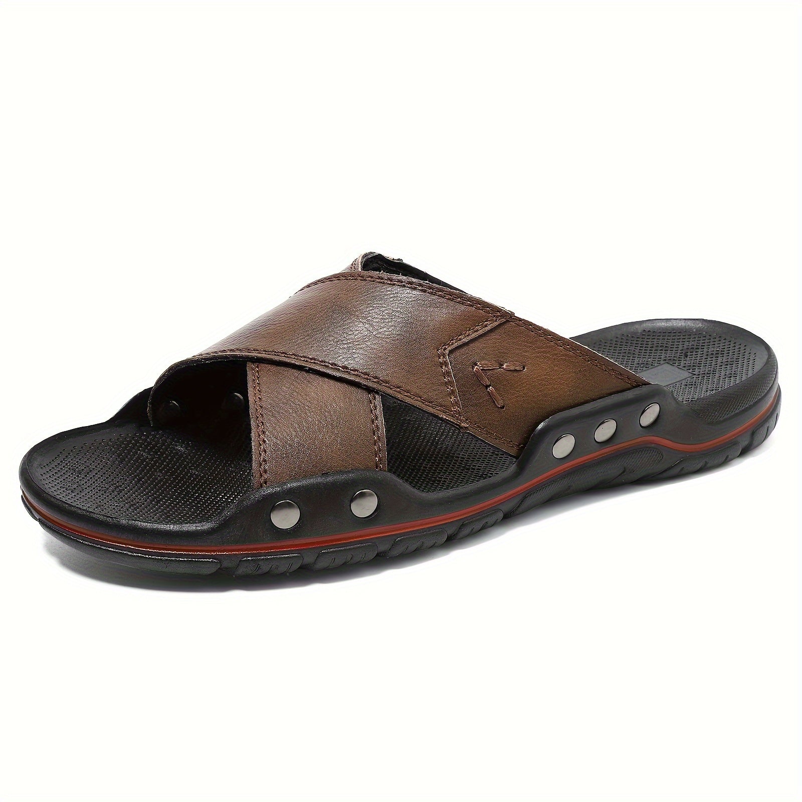 Men's Crossover Slide Sandals