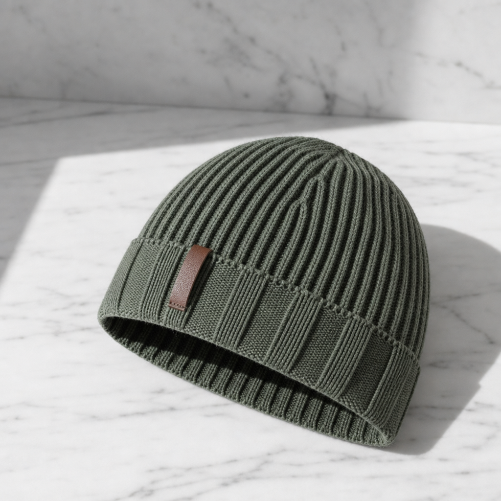 Men's Ribbed Cuff Beanie