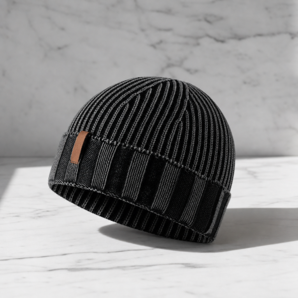 Men's Ribbed Cuff Beanie
