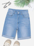 Men's Cuffed Five-Pocket Shorts