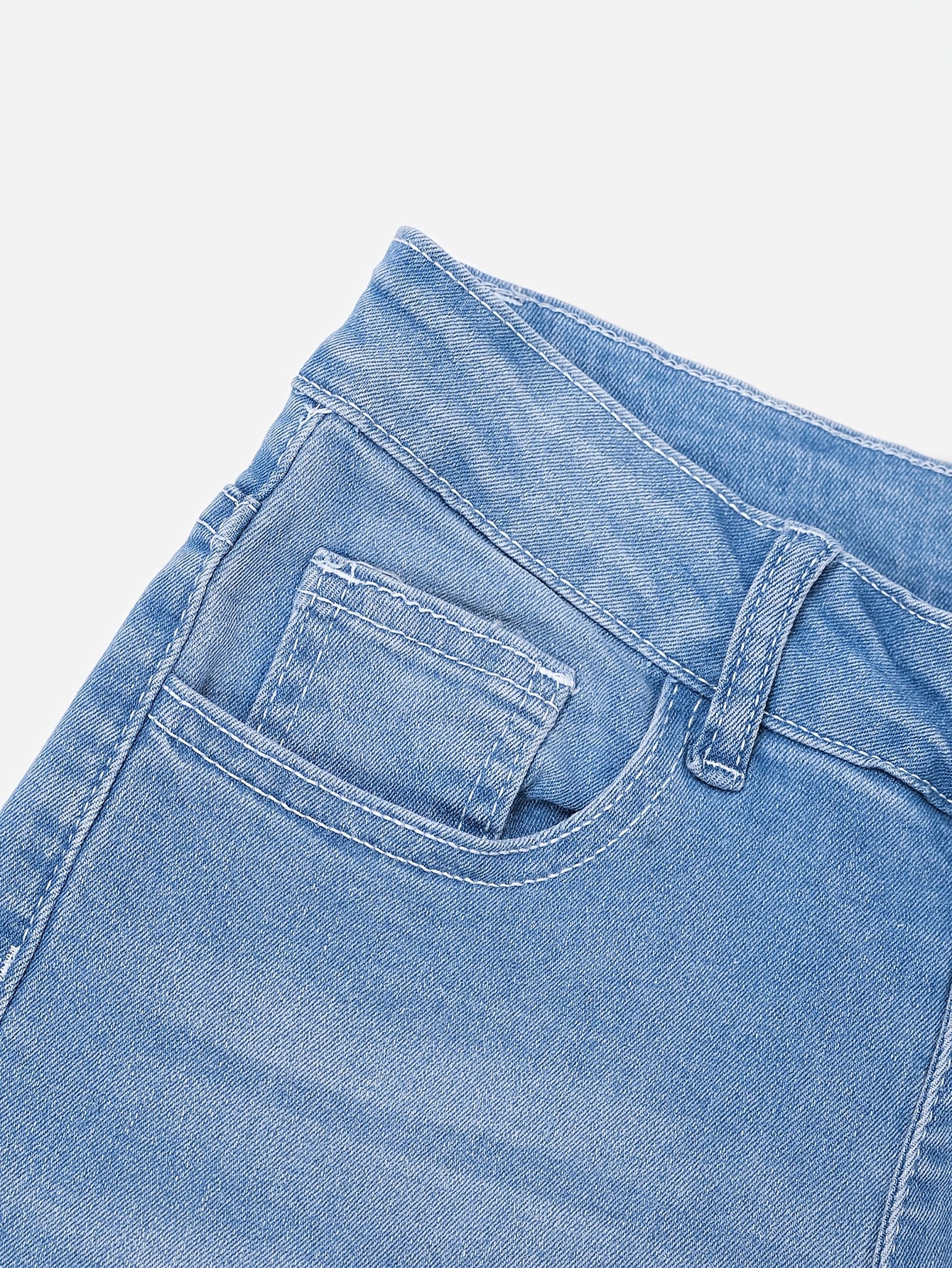 Men's Cuffed Five-Pocket Shorts