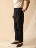 Men's Cuffed Pants with Side Pockets