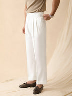 Men's Cuffed Pants with Side Pockets