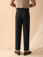 Men's Cuffed Pants with Side Pockets