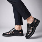 Men's Cutout Strap Shoes