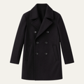 Men's Double-Breasted Spread Collar Coat
