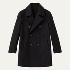 Men's Double-Breasted Spread Collar Coat