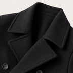 Men's Double-Breasted Spread Collar Coat