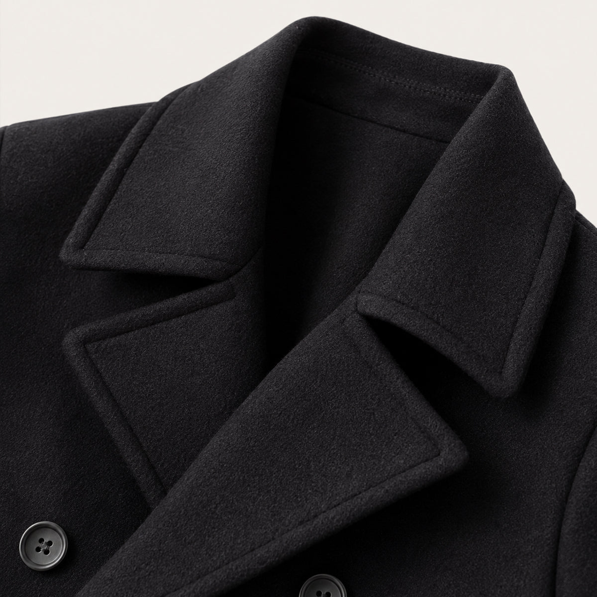 Men's Double-Breasted Spread Collar Coat