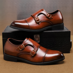 Men's Double Buckle Dress Shoes