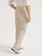 Men's Double-Button Pleated Pants