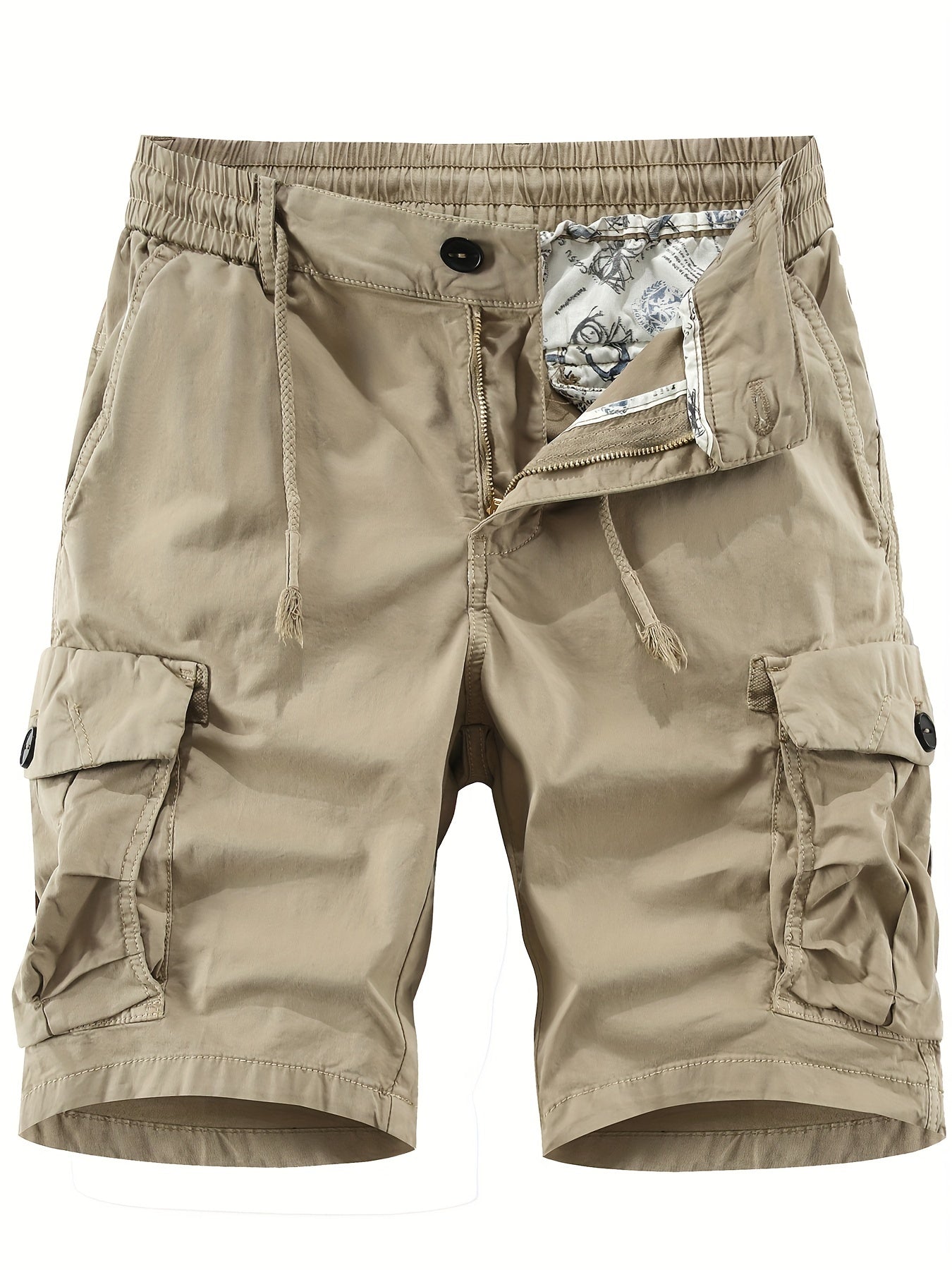 Men's Drawstring Cargo Shorts