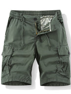 Men's Drawstring Cargo Shorts