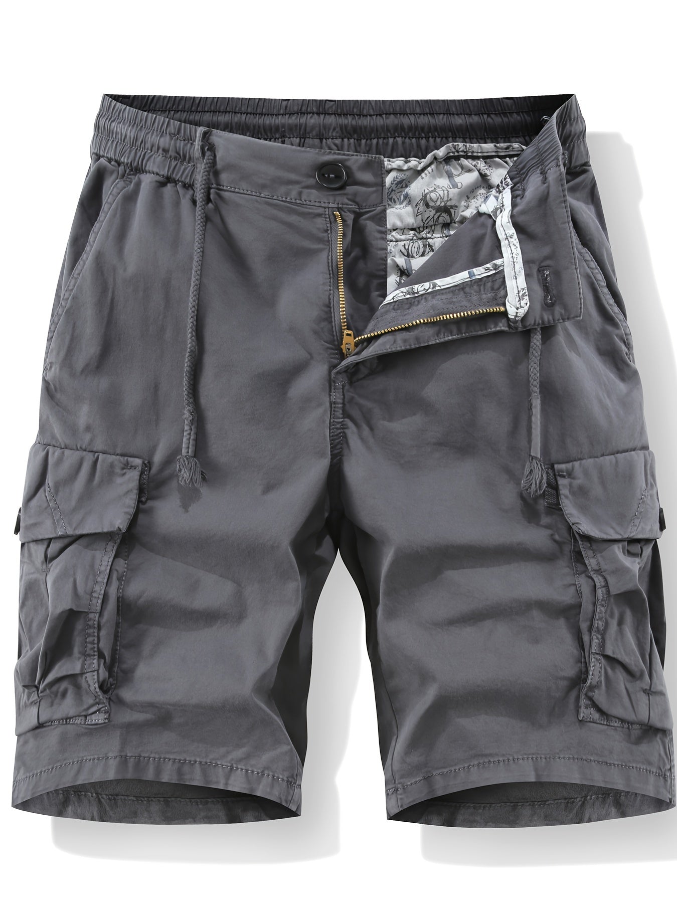 Men's Drawstring Cargo Shorts
