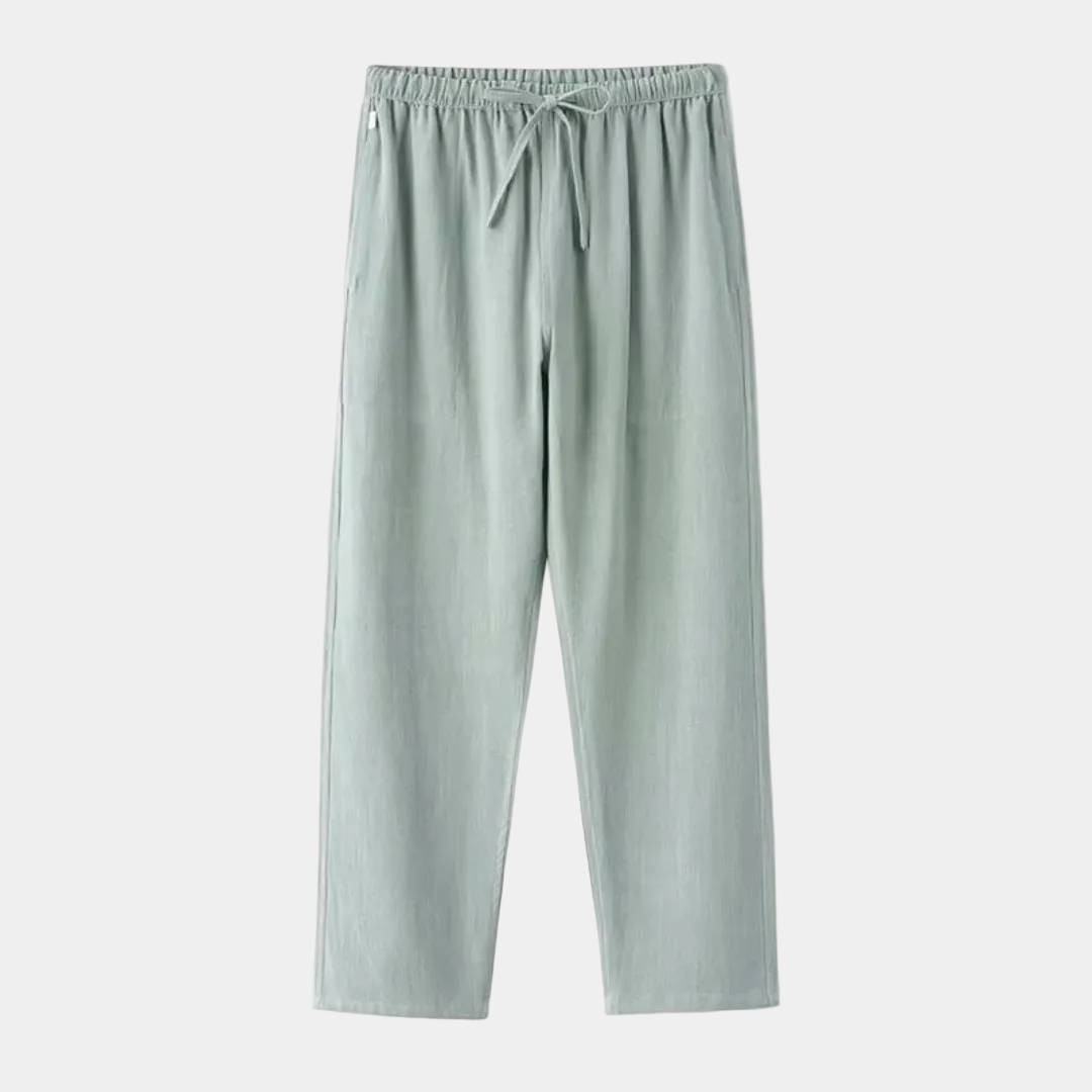Men's Drawstring Pants with Side Pockets