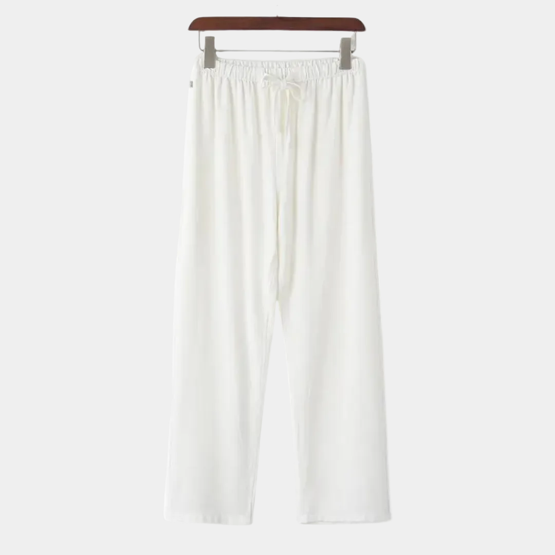 Men's Drawstring Pants with Side Pockets