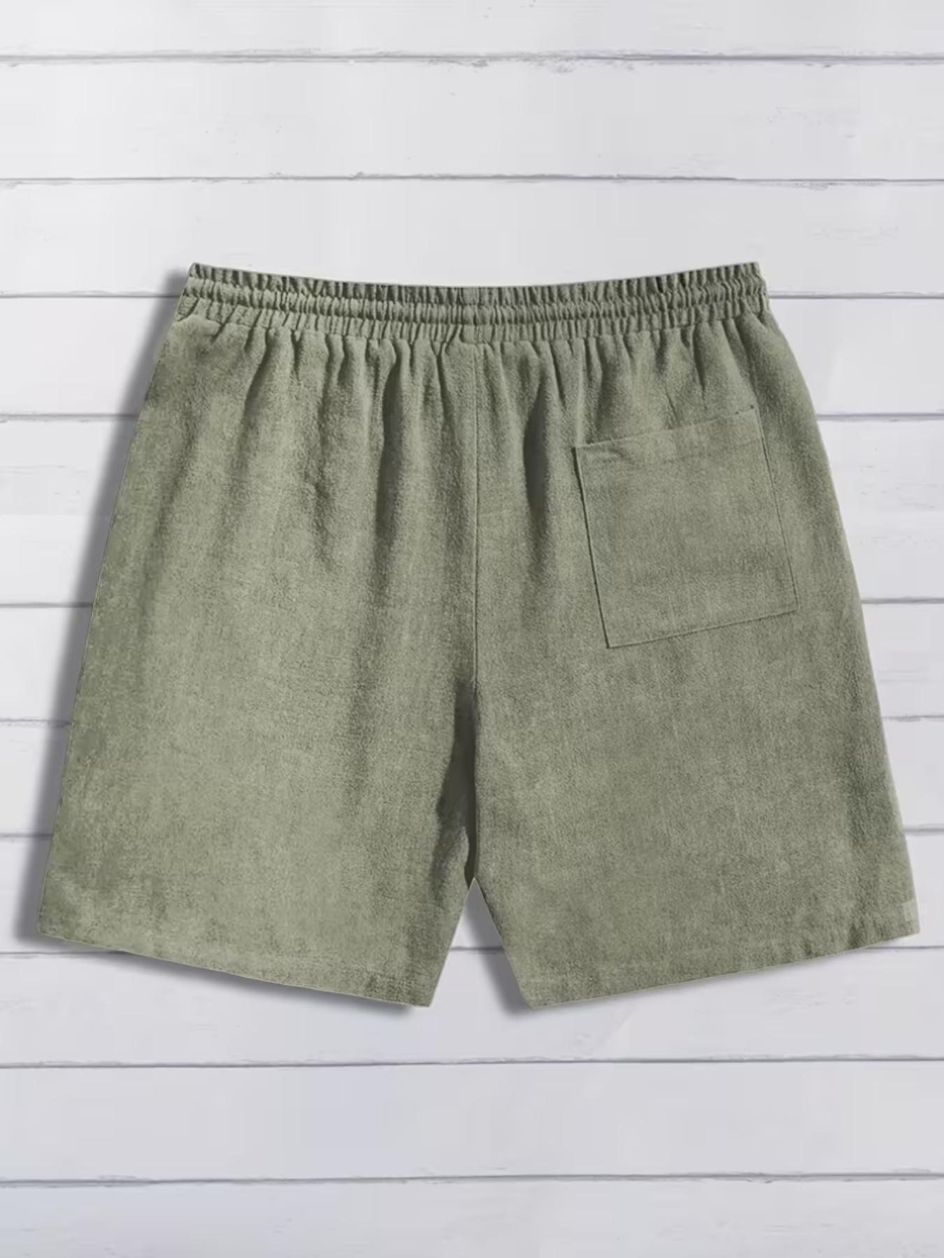 Men's Drawstring Textured Shorts