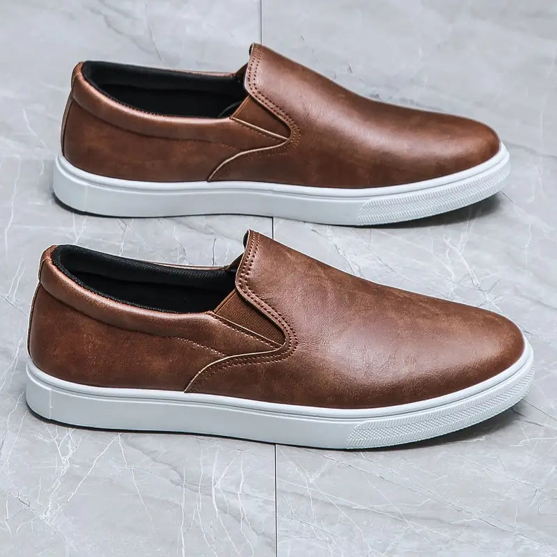 Men's Elastic Side Slip-On Sneakers