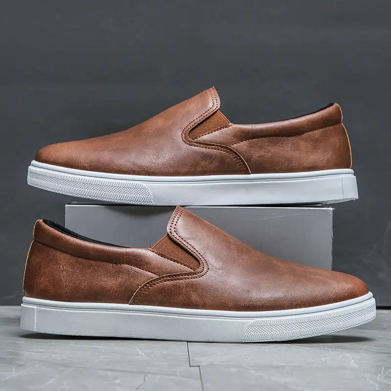 Men's Elastic Side Slip-On Sneakers