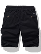 Men's Elastic Waist Cargo Shorts