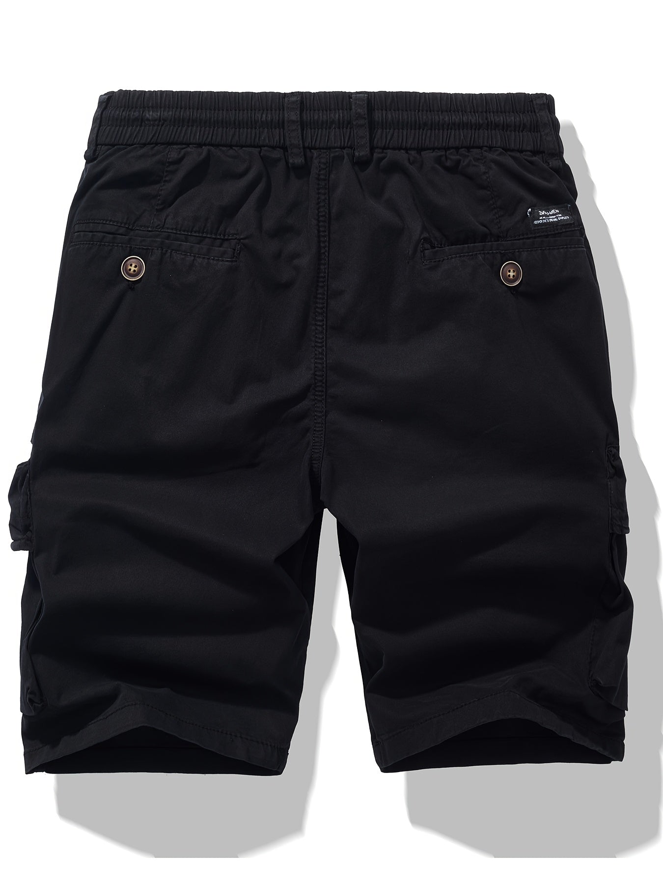 Men's Elastic Waist Cargo Shorts
