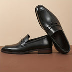 Men's Elongated Toe Penny Loafers