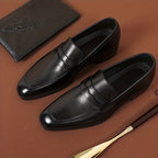 Men's Elongated Toe Penny Loafers