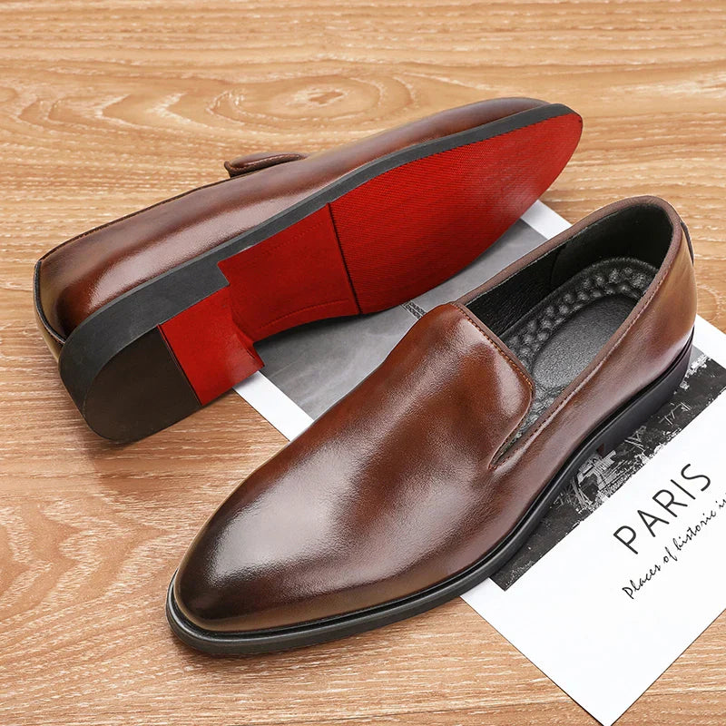 Men's Elongated Toe Slip-On Shoes