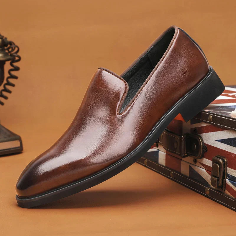 Men's Elongated Toe Slip-On Shoes