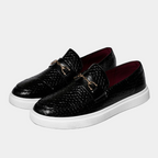 Men's Embossed Bit Loafers