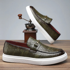 Men's Embossed Bit Loafers