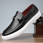 Men's Embossed Horsebit Loafers