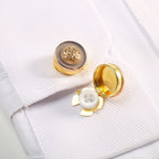 Men's Engraved Button Covers