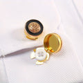 Men's Engraved Button Covers