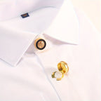 Men's Engraved Button Covers